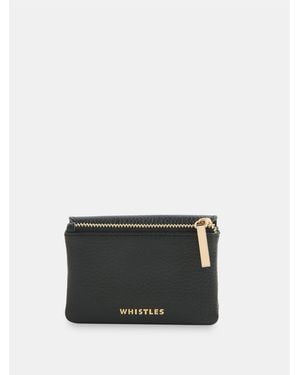 Whistles Eli Triple Pouch Compact Purse - White