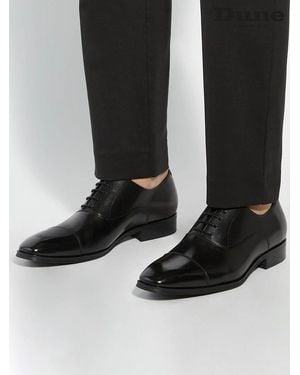 Dune Wide Fit Solver Oxford Shoes - Black