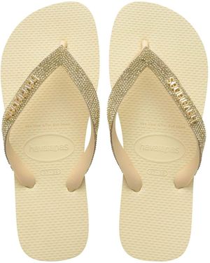 Havaianas Top Glow Flip Flops - Natural