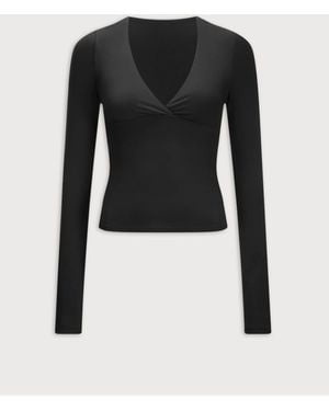 Tala Dayflex V-Neck Top - Black