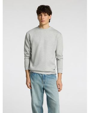 SELECTED Crew Neck Sweater - Gray