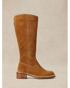 White Stuff Wide Fit Suede Serena Boot - Brown