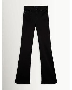 7 For All Mankind The Leggy Bootcut Noir Jeans - Black