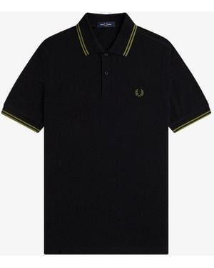Fred Perry Twin Tipped Shirt - Black
