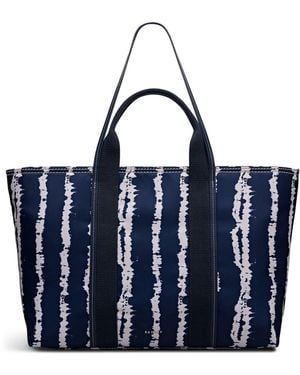 Radley Halley Row Tie Dye Stripe Large Tote Bag - Blue