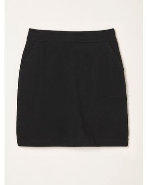 FatFace Fatface Jess Ponte Skirt - Black
