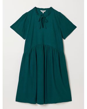FatFace Fatface Immy Petite Linen Dress - Green
