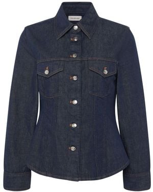 Calvin Klein Classic Denim Trucker Shirt - Blau