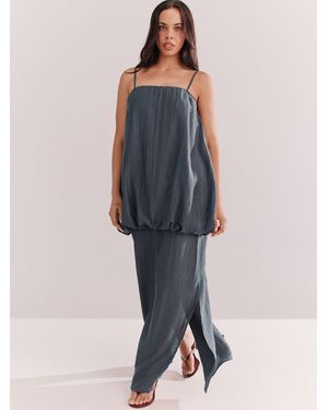 Next Column Skirt - Blue