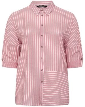 Evans Stripe Shirt - Pink