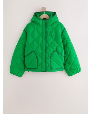 Next Lightweight Quilted Jacket - Green