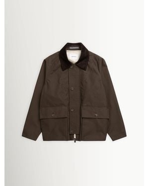 Norse Projects Norse Projects Holmen Wax Raglan Light Jacket - Brown