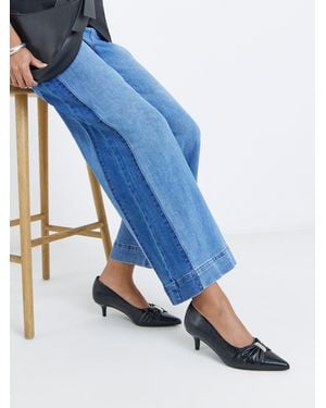 JD Williams Hardware Detail Court Shoes - Blue