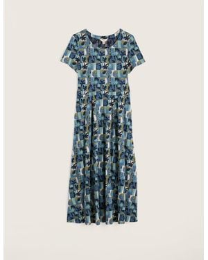 Seasalt Cornwall Petite Short Sleeve Veronica Dress - Blau