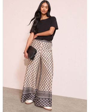 Friends Like These Super Wide Leg Satin Pants - Pink