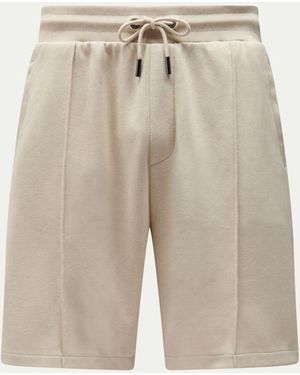 Peckham Rye Jersey Interlock Shorts - Natural