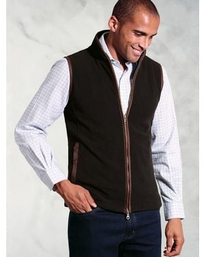Brook Taverner Fleece Gilet - Black