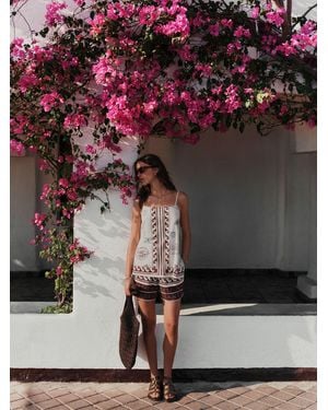 Next Shorts With Linen - Multicolor