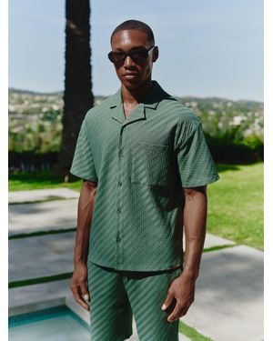 Mauvais Vincent Boxy Short Sleeve Shirt - Green