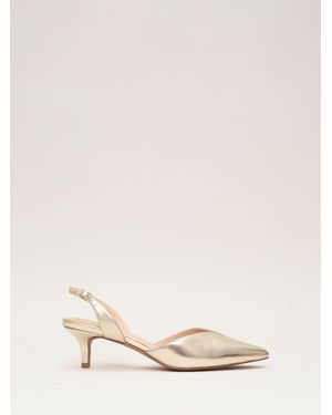 Phase Eight Kitten Heel Shoes - Natural