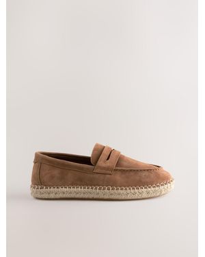 Next Suede Espadrille Loafers - Multicolor
