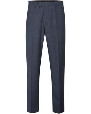 Skopes Harcourt Figurbetonte Anzughose Mit Tweed-Effekt32B X 29L (Uk 32 S) - Blau