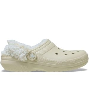 Crocs™ Classic Fleece Lined Clogs - White