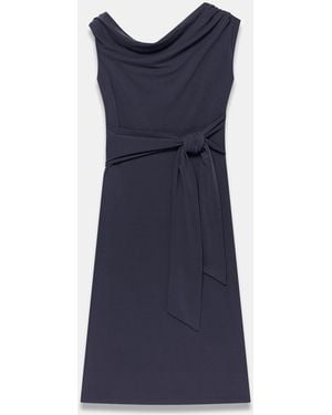 Mint Velvet Mint Velvet Tie Detail Midi Dress - Blue