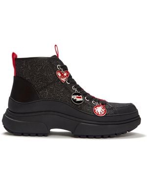 Fitflop X Keith Haring Wylder Charm Boots - Black