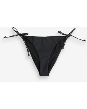 HUGO Logo Bikini Bottoms - Black