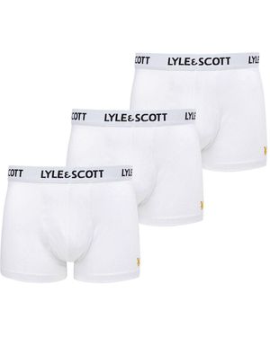 Lyle & Scott Unterhosen Im 3Er-Packextra-Groß - Weiß