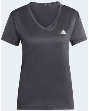 adidas Workout Essentials V-Neck T-Shirt - Black