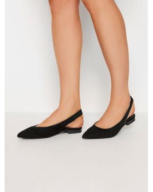 Long Tall Sally Slingback Point Pumps - White