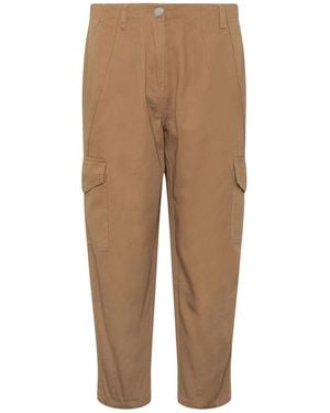 PixieGirl Petite Pixiegirl Petite Barrel Leg Cargo Trousers - Natural