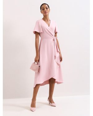 Phase Eight Julissa Wrap Dress - Pink