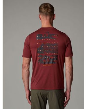 The North Face Foundation Mountain Faces T-Shirt - Red