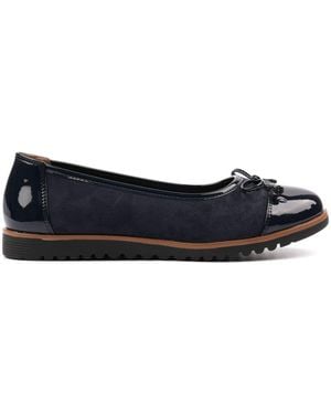 Lunar Lydia Patent Shoes - Blue