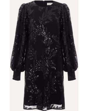 Phase Eight Odette Sequin Dress - Blue