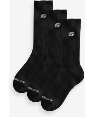 New Balance Active Crew Socks - Black