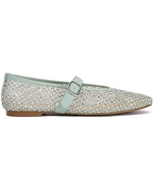 Dune Haislee Mary Janes - White