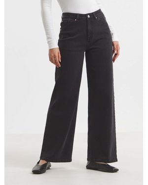 Simply Be Simply Be 99/1 Wide Jeans - Black