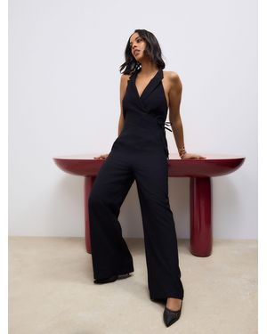 Next Halter Neck Jumpsuit - White