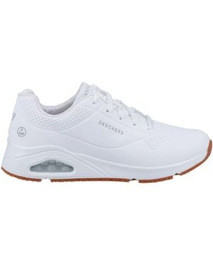 Skechers Work Relaxed Fit Uno Sr Sutal Work Shoes - White