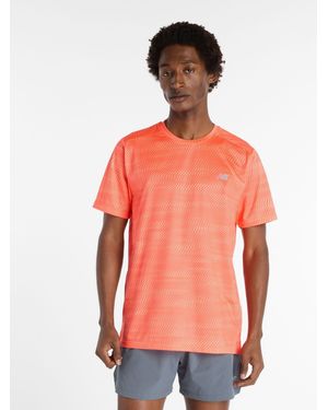 New Balance Essential Running T-Shirt - Red