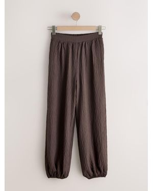 Next Chocolate Balloon Pants - Brown