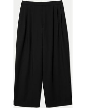 Jigsaw Modern Crepe Pleated Pants - Black