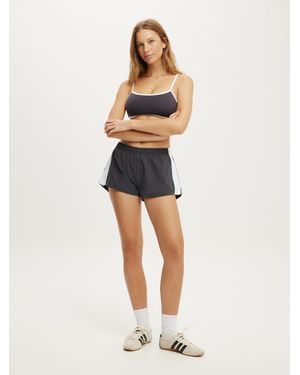 Cotton On Active Paneled Woven Shorts - Gray
