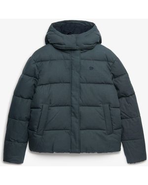 Superdry Steel Premium Puffer Jacket - Blue