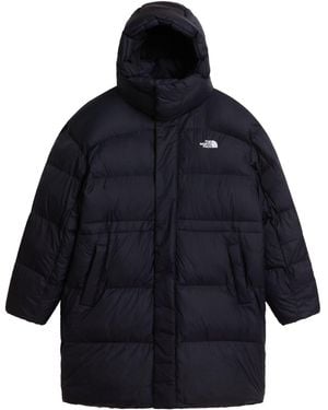 The North Face Oversized Puffer Parka Jacket - Blue