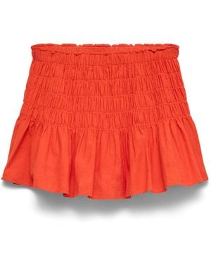 Vero Moda Shirred Mini Skirt